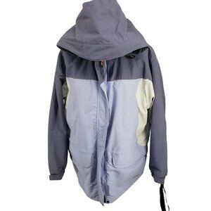 LL Bean Womens Size Extra Large Lilac Purple Hooded Zip Up Coat